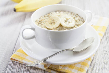 Banana and Oatmeal Breakfast Image